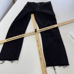 Hudson  Jeans‎ Womens 25 Black Fallon Crop Raw Hem Denim Dark Wash Cotton Photo 11