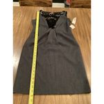 Eliza J  Sleeveless cocktail mini Dress Sequin Heathered Gray black 6 NWT Photo 6