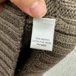Banana Republic Sweater S Brown Merino Wool Shawl Collar Preppy Quiet Luxury Photo 5