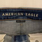 American Eagle America Eagle Distressed High Rise Denim Mini Skirt, Blue, Size US2, EUC Photo 4