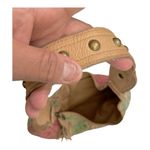 Fossil VTG  Studded Patchwork
Leather Suede Hobo Shoulder Handbag DBL Sided Photo 2