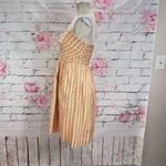 Anthropologie Vanessa Virginia strapless chain sweetheart summer dress size 2 Photo 7