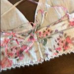 ZARA  Floral Strappy Crop Top Back Buttons Boho Feminine XL Photo 2