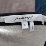 Foxcroft  April Windowpane Waterfall Open Front Cardigan SIZE XL Photo 3