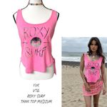 Y2K VTG. 2000'S LOGO PINK ROXY SURF TANK TOP Photo 1