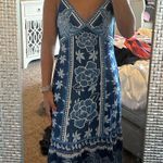 Farm Rio  Summer Sunrise Blue Maxi Dress Photo 4