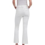 Madewell NWD Mid Rise Kick Out White Stretch Denim Jeans Women’s Size 24 Photo 2