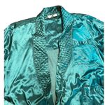 Victoria's Secret Vintage gold label 90s full length monogram satin Robe M/L Photo 3