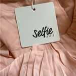 Selfie Leslie  LINKA OFF-SHOULDER TIE BACK DRESS PEACH Photo 9