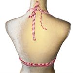 Aerie  red and white striped padded bikini top! Photo 6