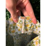 Free People Lavender Daze Dress in Green Combo Medium Floral Dainty Picnic NWOT Photo 5