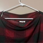 Maurice's Plaid Long Sleeve Top - Red and Black Photo 2