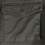 Bernardo Military Jacket Charcoal Gray Raw Edge Lined Aztec Ribbon Epaulettes by  Photo 6