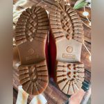 Timberland  Cherry Red Leather Boots Photo 4