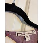 Gypsies & Moondust  Floral Print V Neck Cutout Back Long Sleeve Blouse Top M Photo 4