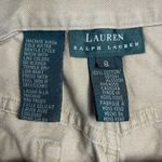 Ralph Lauren Lauren  Women's Size‎ 8 100% Cotton Denim Jeans Khaki Tan Vintage Photo 3