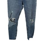 AGOLDE 90s Pinch Waist Jeans Button Fly Distressed Lineup Medium Wash Womens 24 Photo 3