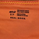 Aerie  • NWT Striped Orange and Yellow High-Waisted Bikini Bottom Photo 3