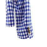 J.Crew Campbell Linen Blazer Blue White Gingham Preppy Coastal Classic Size 10 Photo 4