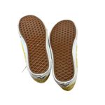 Vans  Women's Size 7 Yellow Floral Print Lace-Up Sneakers Photo 8