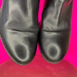 Clarks Mascarpone Cafe Black Leather High Ankle Heeled Moto Boot Sz 9.5 Photo 2