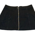 Divided 3/$15 black denim mini skirt Photo 0