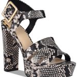 Guess Women's Lylah Platform Dress Sandals Strappy Size 7.5 M Black Photo 0