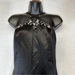 Dave and Johnny Vintage Black & White Sleeveless Halter Formal Long Dress Size 3/4 Photo 35