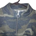 PINK Victoria Secret Camouflage Half Zip Sweater Large #759 Green Photo 1