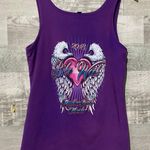 2018 Bike Week Florida Tank Top Wings Heart XL Purple Photo 1