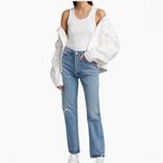 AGOLDE  ribbed tank in navy Photo 1