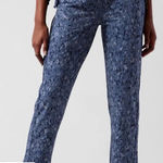 Athleta  Brooklyn Ankle‎ Pant Captivate Chrome Blue Size 6 Photo 0