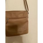 Giani Bernini Nappa Venice leather crossbody organizer Purse- Brown 10x10". Photo 5