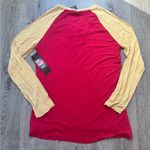 NFL San Francisco 49ers  Team Apparel Lace-Up Raglan Long Sleeve Top Size M NWT Photo 1