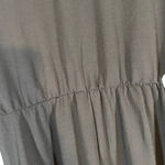 ASOS  Black Plunging V-Neck Faux Tie Front Fit & Flare Dress Women Sz 12 Photo 8