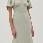 Love Bonito Flutter Sleeve Dress size 4 Green Photo 0