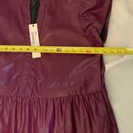 Pinch‎ Deep Wine Faux Leather Dress NWT size large Purple Photo 5