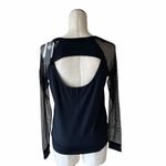 NWT Touch By Alyssa Milano Mesh Sleeve Seattle Mariners Top Black Size M Photo 3