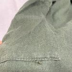 Fat Face 10 Linen Army Green Midi Dress Scoopneck Pockets Tie Front Summer Beach Photo 4