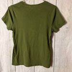 J.Crew  Women's Olive Green Crew Neck Short Sleeve  Top Sz XL Photo 1