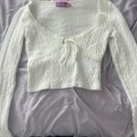 Edikted White  Long Sleeve Top Photo 0