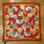 Adrienne Vittadini  Silk Coastal Resortwear Fisherman Vacation Small Square Scarf Photo 0