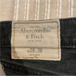 Abercrombie & Fitch Black Distressed Mid Rise Stretchy Skinny Jeans 28 Photo 5
