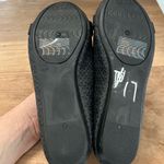 Daisy Fuentes  Abigail All Over Logo Buckle Black and Grey Flats - Size 8 Photo 2