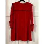 Andree by Unit  small red lace sleeved dress Photo 1