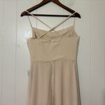 WAYF  Champagne Bridesmaid Maxi Dress Size S NWT Photo 7