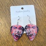 Olivia Rodrigo Guts World Tour Guitar Pick Inspired Earrings Purple Photo 3