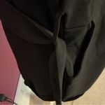 SheIn LUNE Women’s Size XL Button Front Slant Pockets Belted Black Tank Romper Photo 8