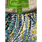 Pappagallo Boat Neck Long Sleeve Printed Mini Shift Dress Multicolor‎ Size XL Green Photo 5