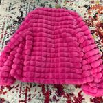 Boutique Pink Faux Furr Jacket Plush Cozy Outerwear Photo 3